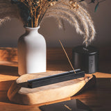 Black Brass Incense Holder
