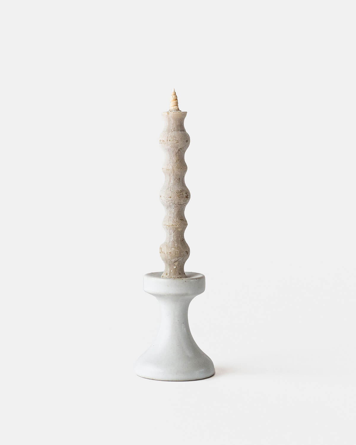 FLUID Stoneware Candle Holder - Wndrmade.