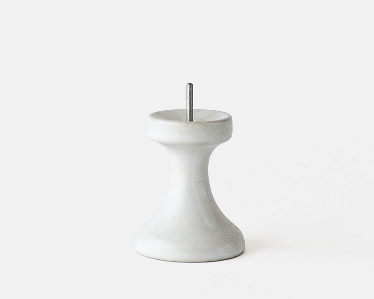 FLUID Stoneware Candle Holder - Wndrmade.