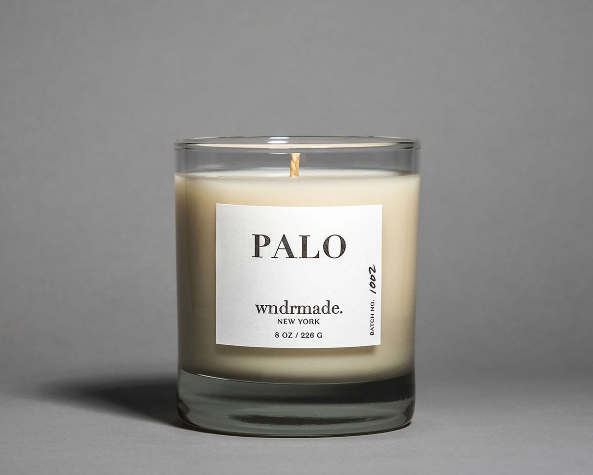 Palo Santo | Wood Wick Candle with Natural Coconut Wax Standard 8 oz