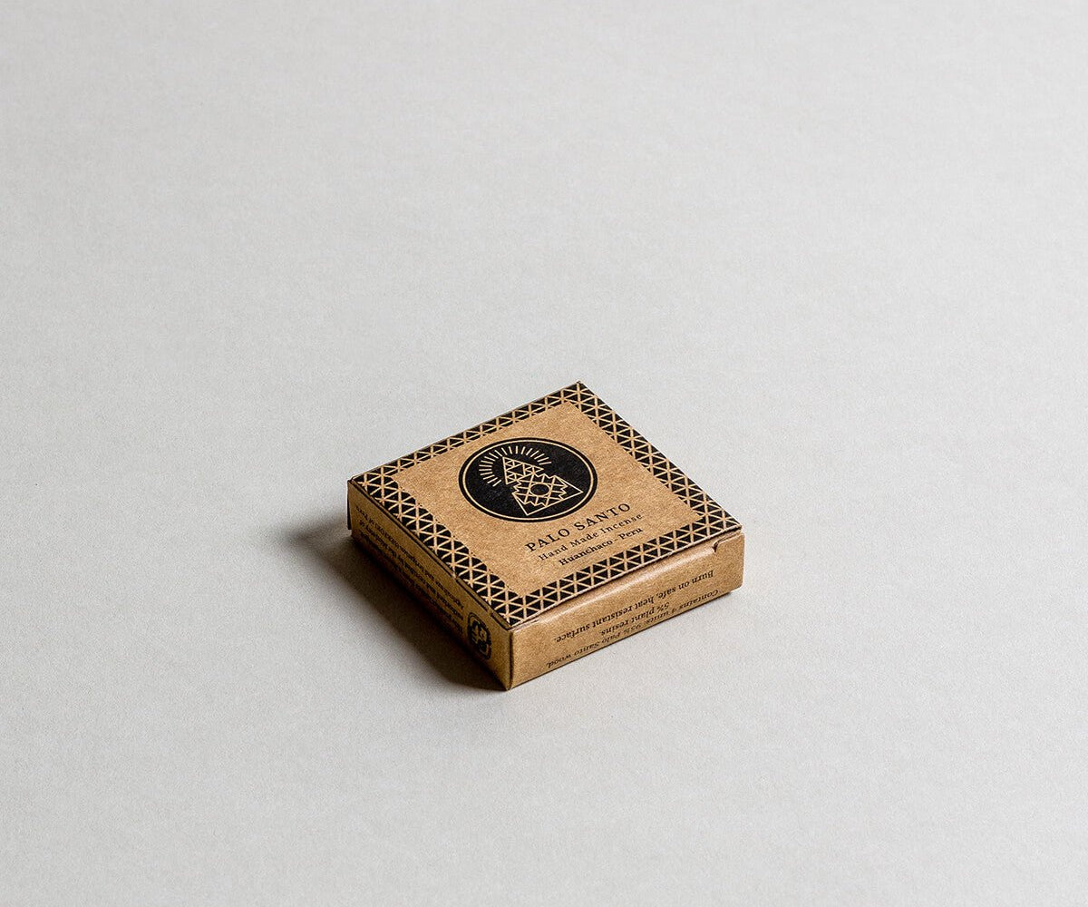 Palo Santo Hand-pressed Incense Box - Wndrmade.